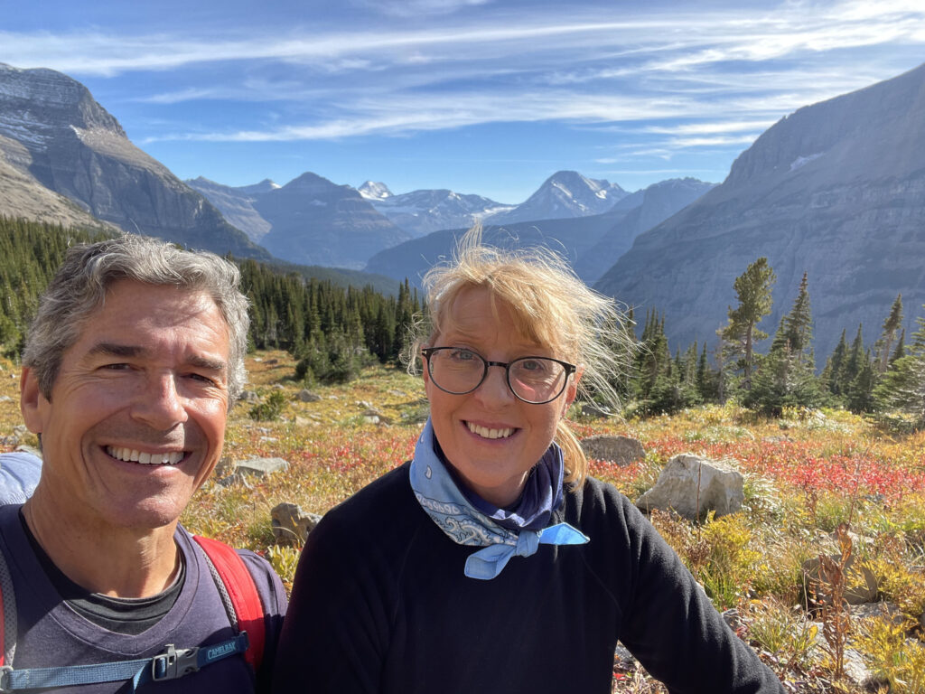 couple in mountain