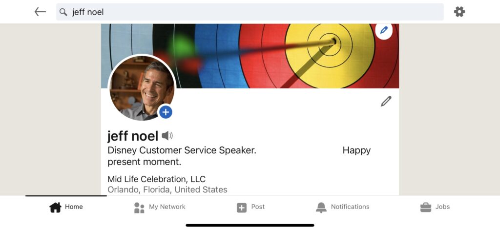 Jeff Noel LinkedIn Screen Shot