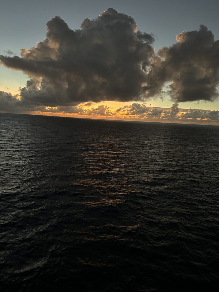 Ocean at sunrise