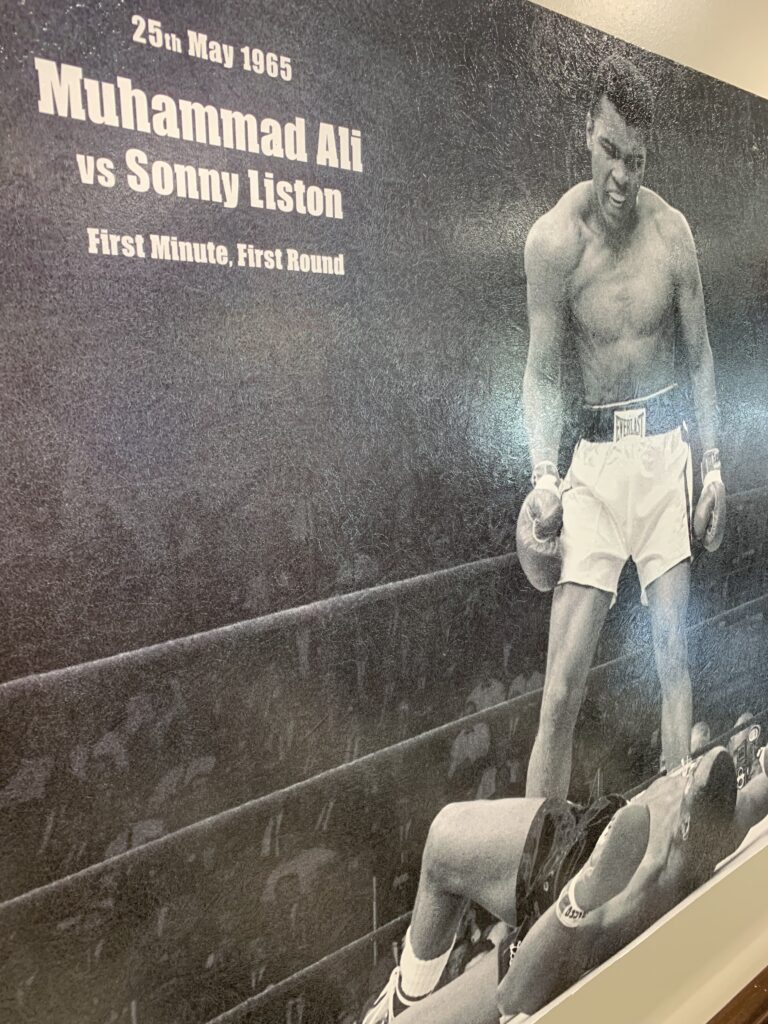 Muhammad Ali and Sonny Liston, 1965