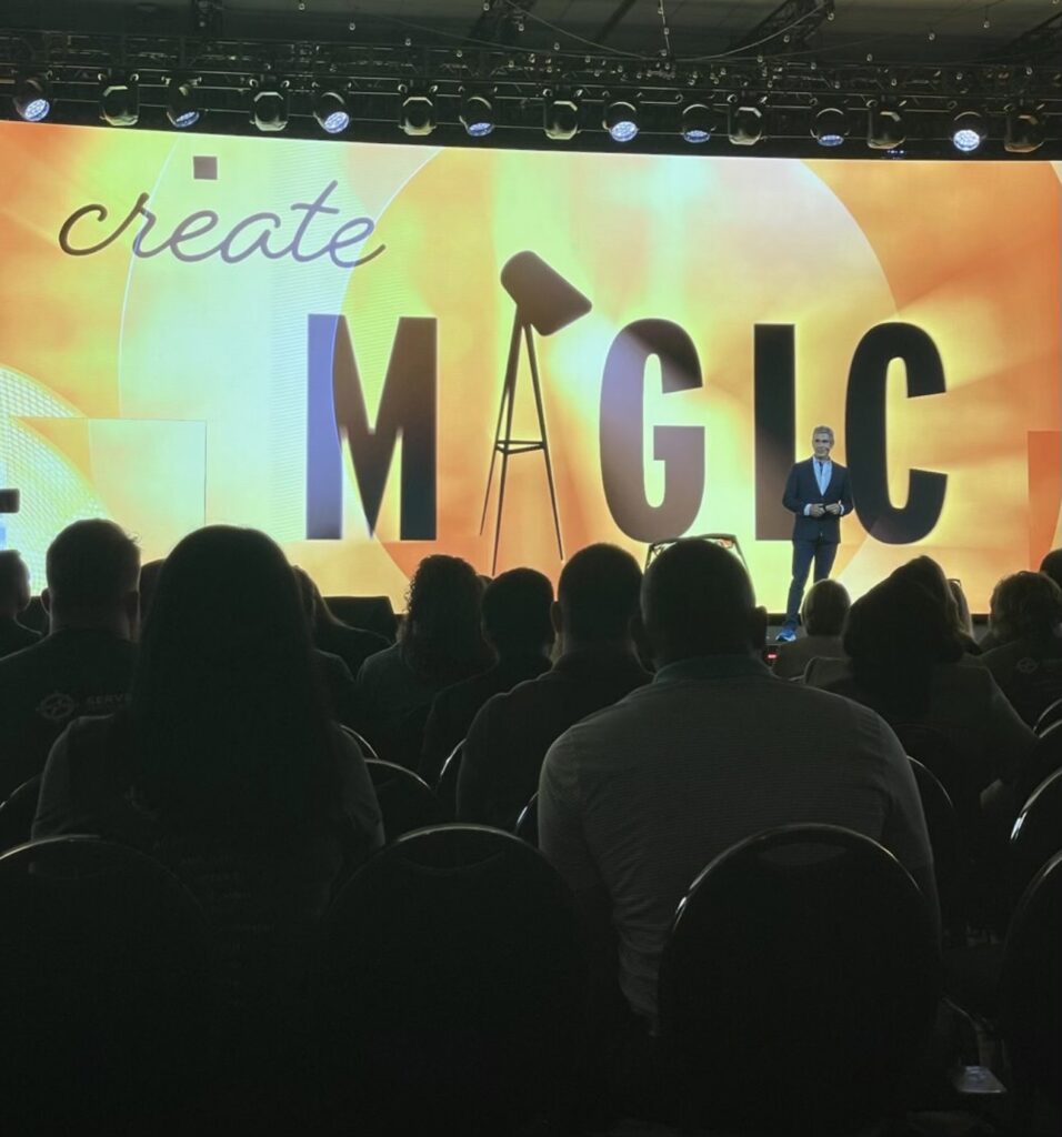 Disney Keynote Speaker Jeff Noel on a big stage