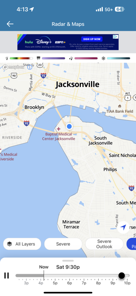 Jacksonville Florida map