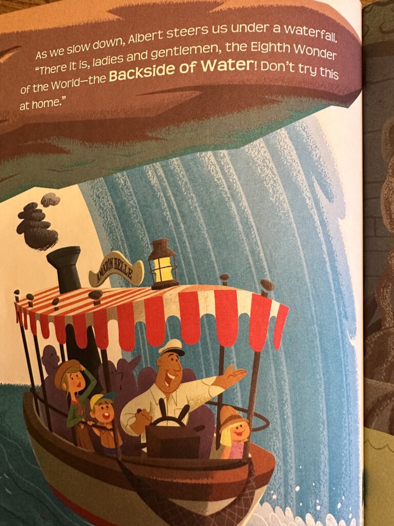 Page from Children’s Disney Jungle Cruise book 