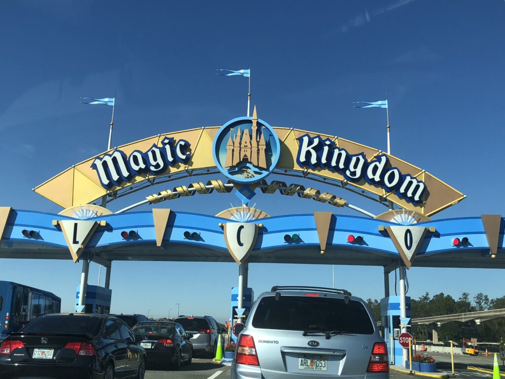 Magic Kingdom toll plaza