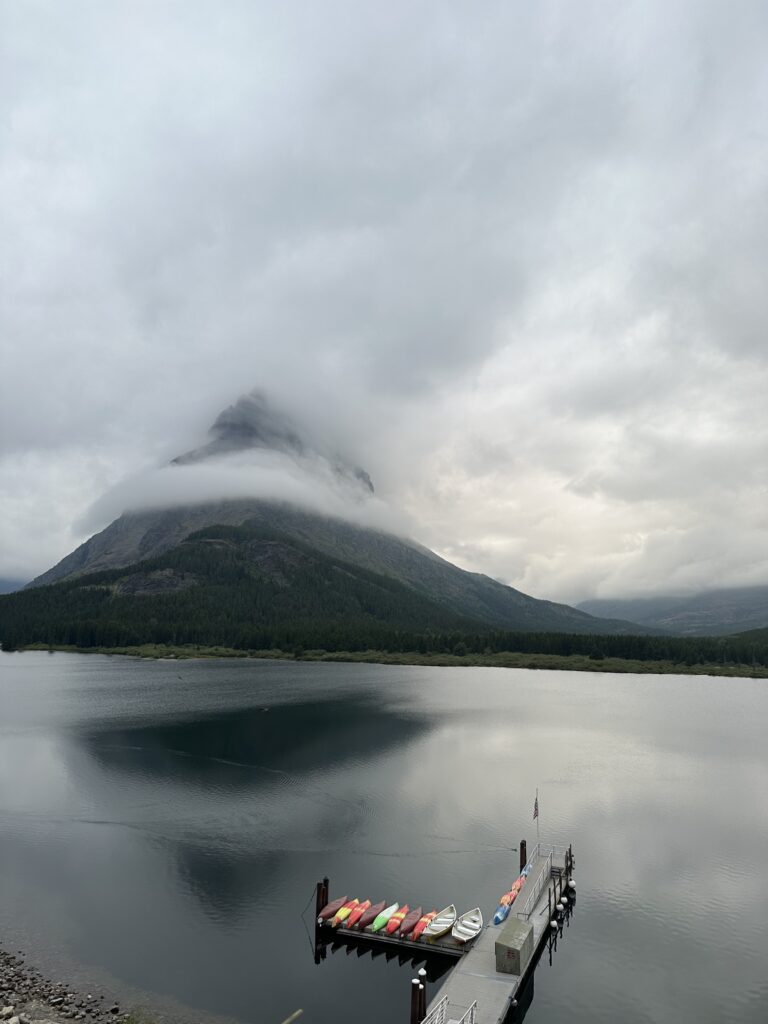 Cloudy Mountain Lake