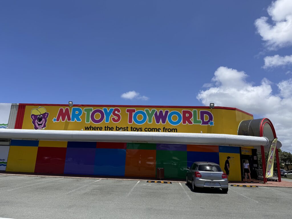 Colorful toy store Building