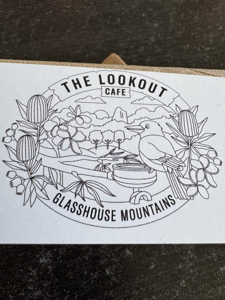 Lookout Cafe business card