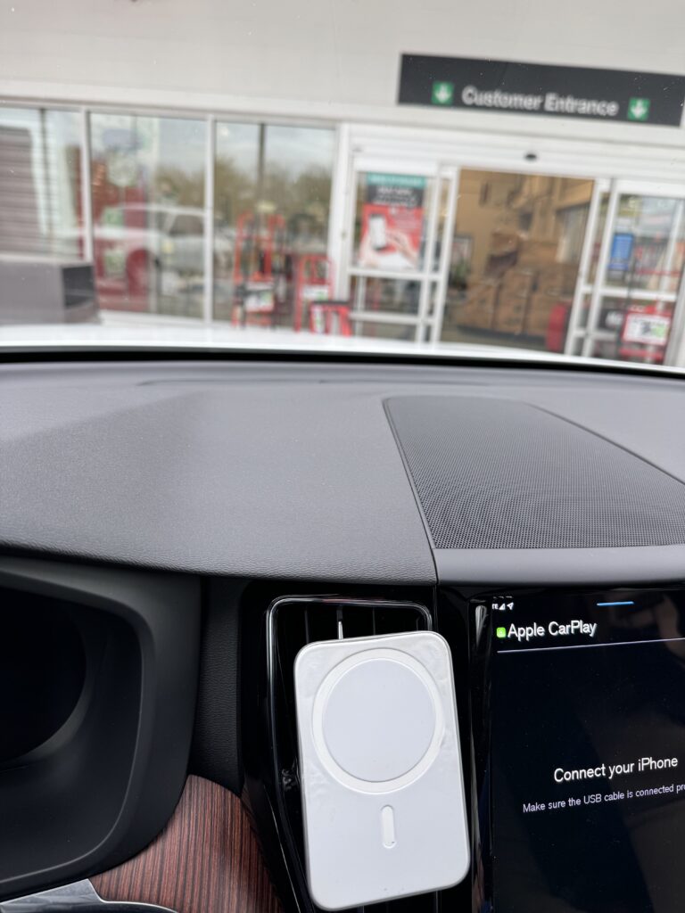 View of store from a driver seat