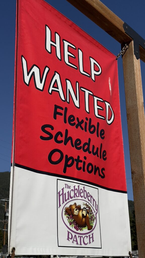 Help wanted sign