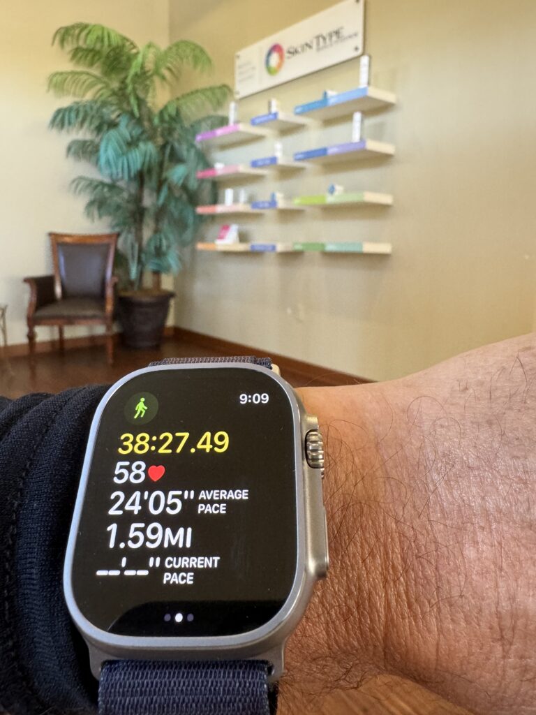 Apple Watch in a waiting room