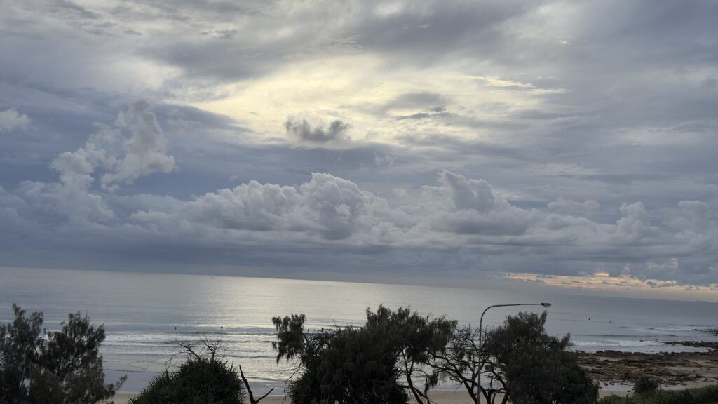 beach at dawn