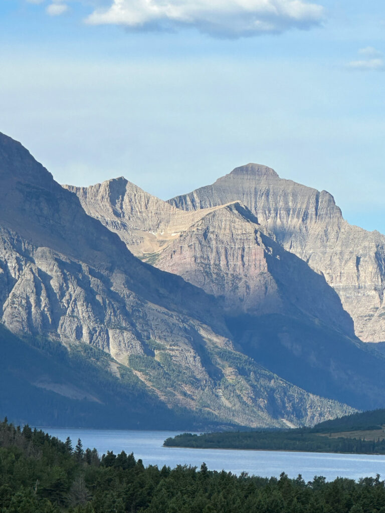 Mountains and a lake