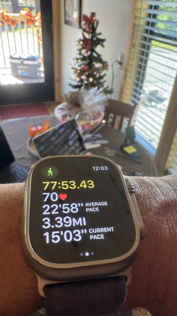 Apple Watch in a cabin room