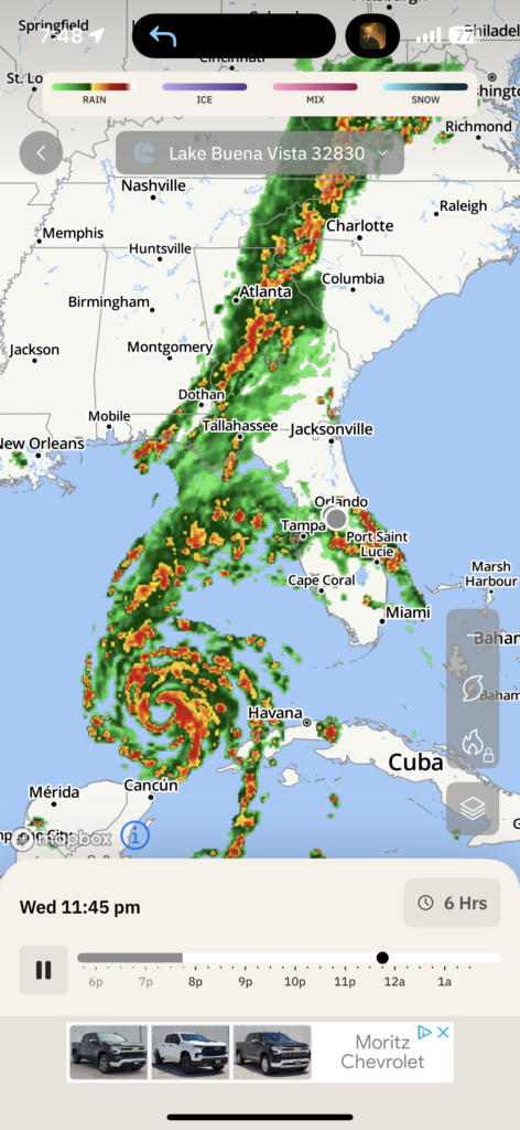 hurricane radar