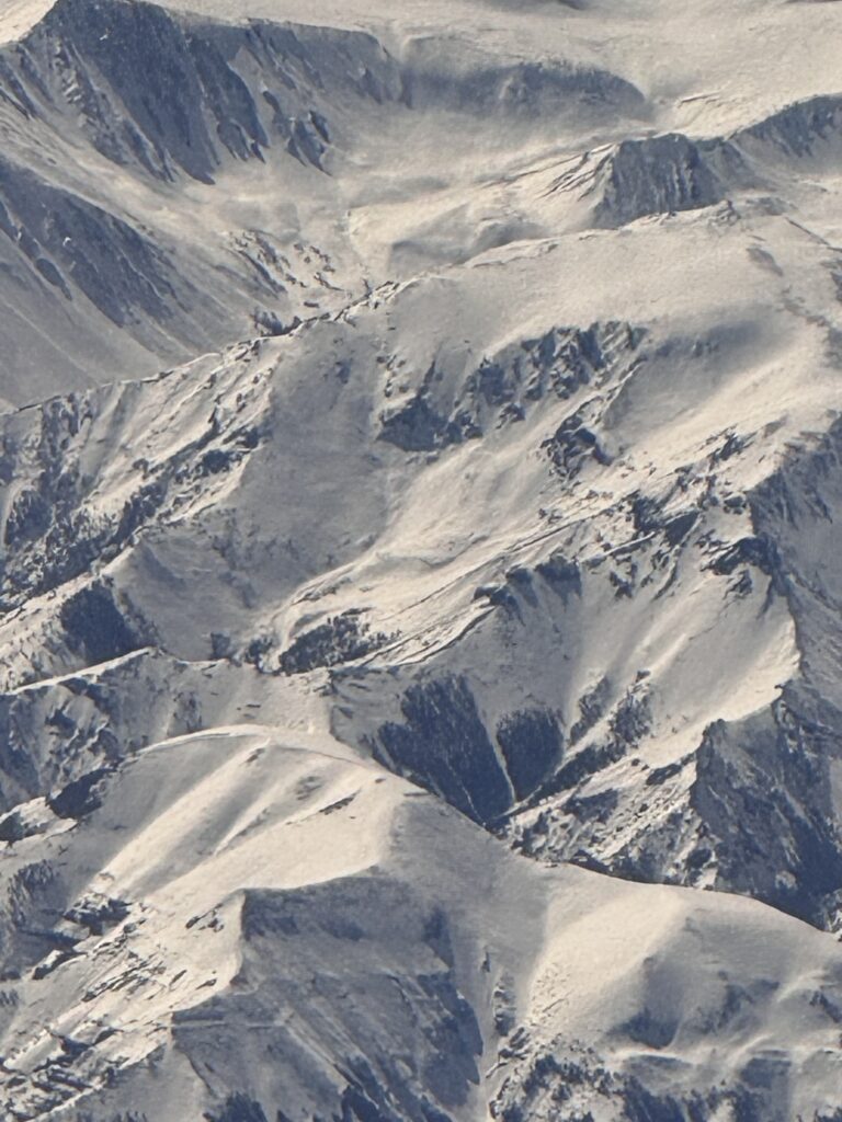 Snow-covered mountains
