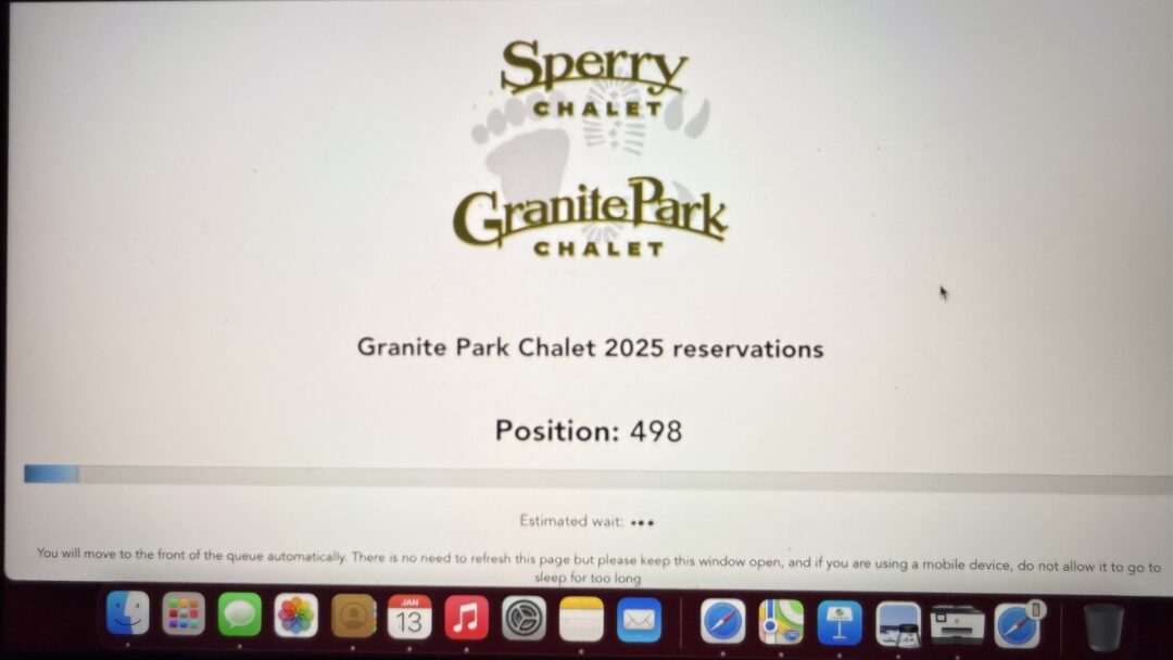 hotel reservation screen