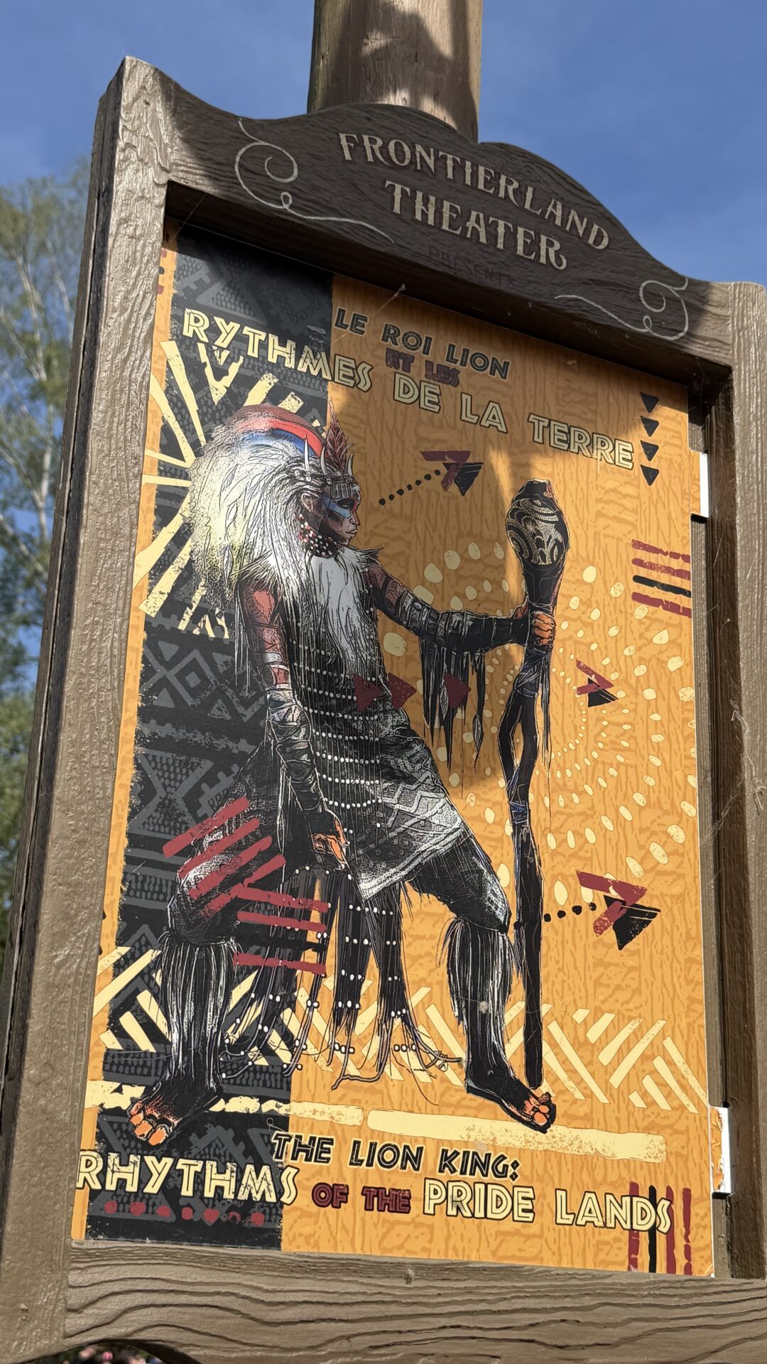 Disney’s lion King show poster