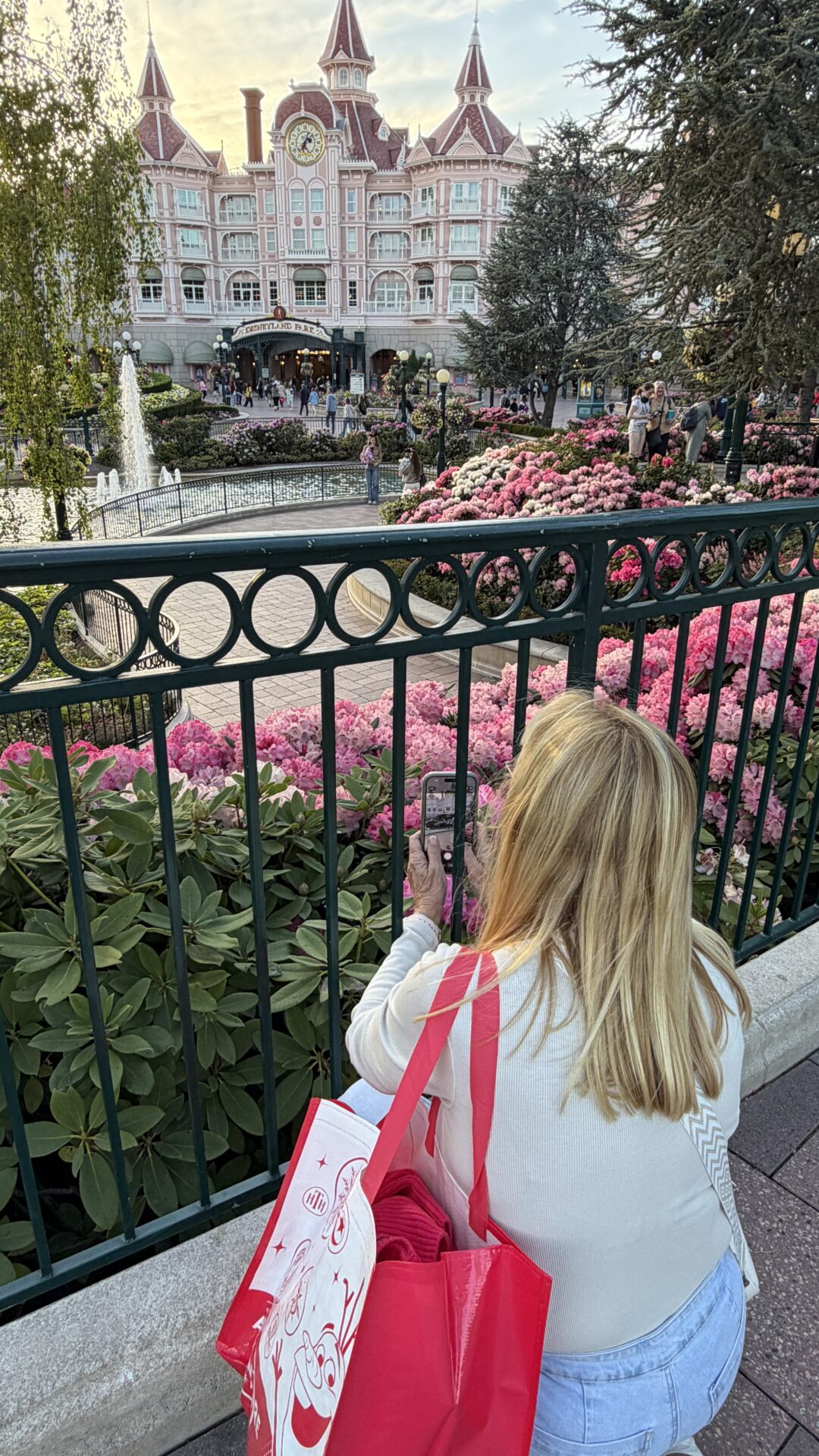 Woman taking a picture