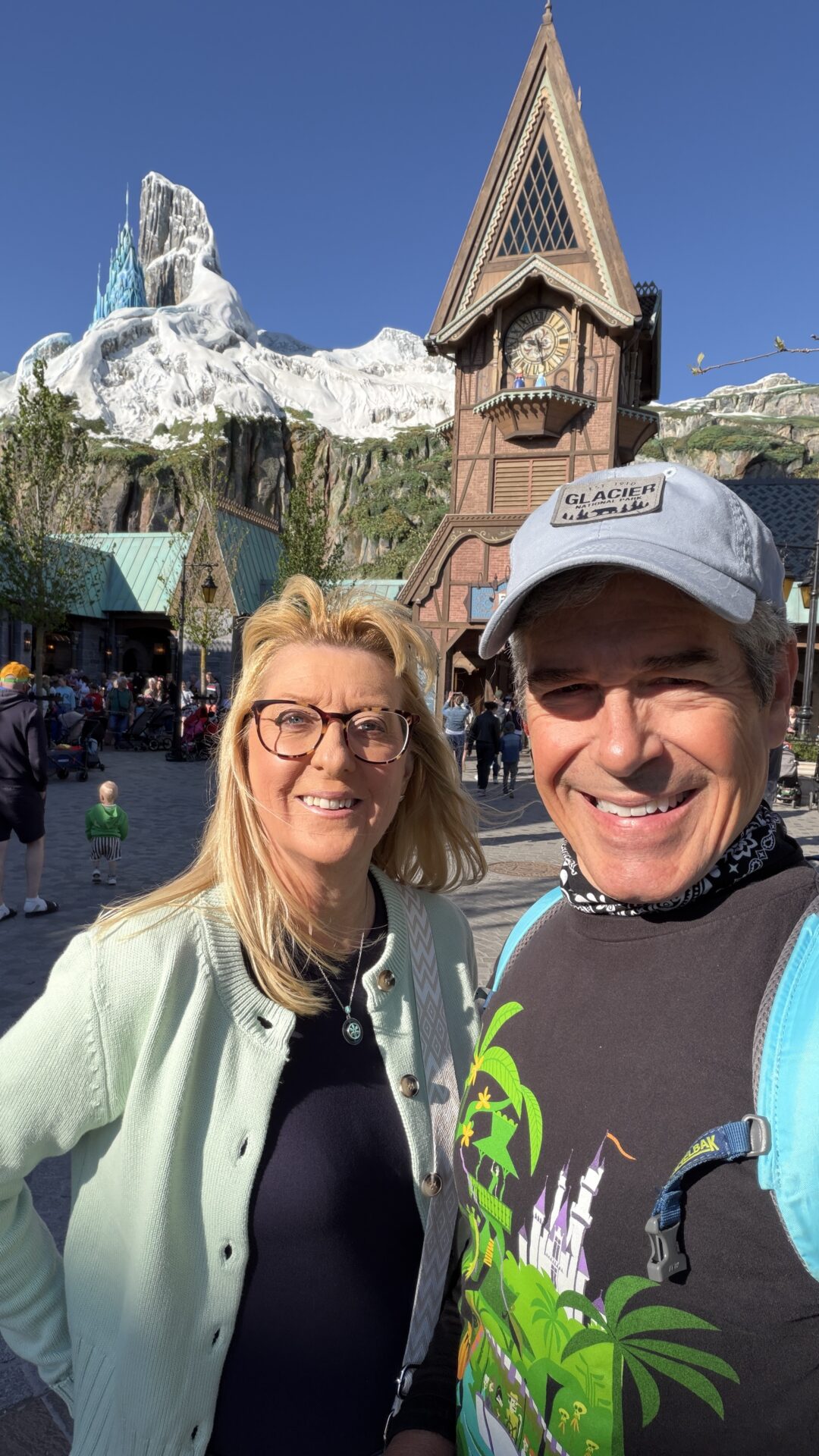 senior couple at Disneyland Paris