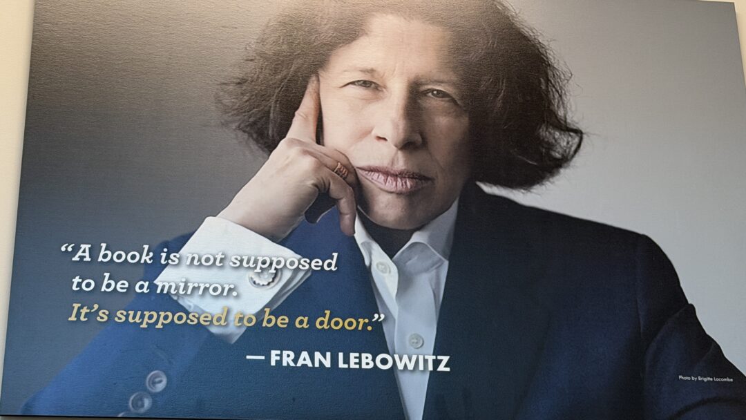 från lebowitz quote about books
