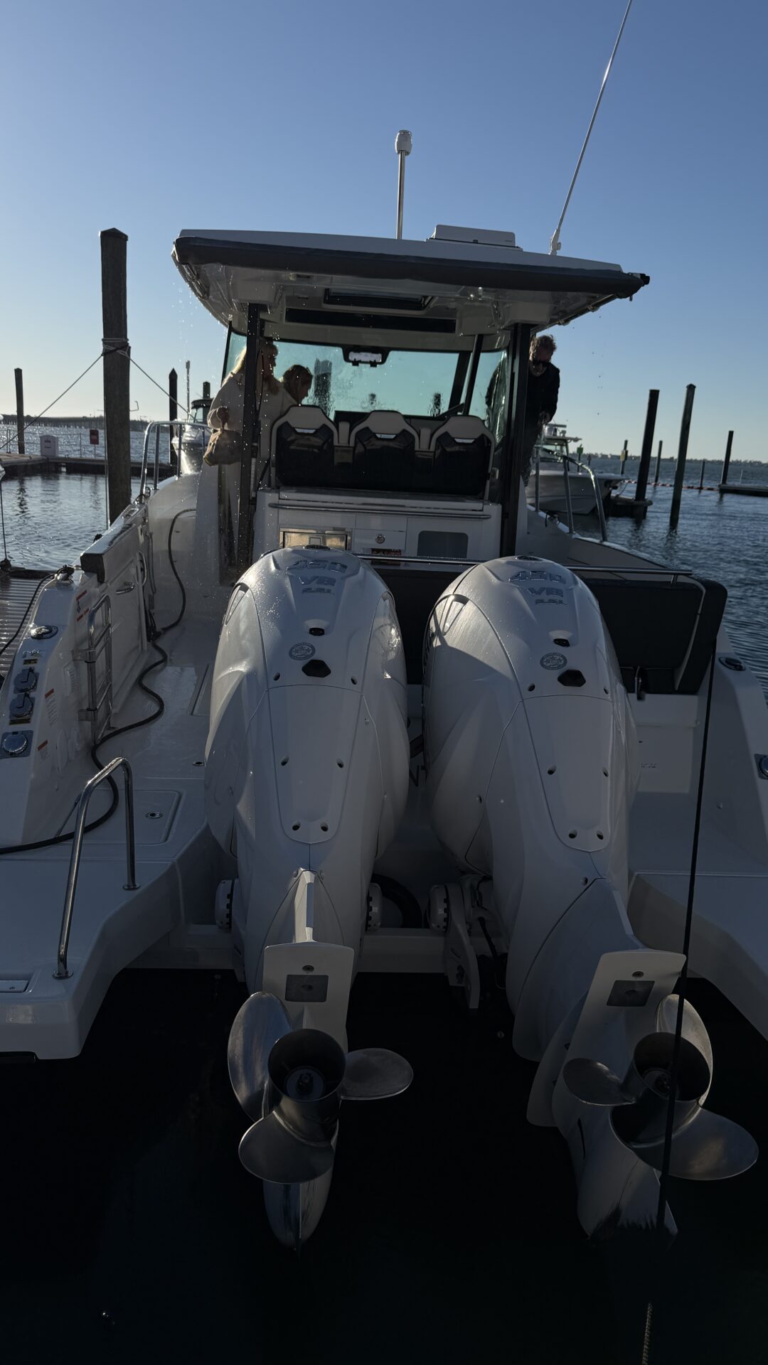 boat at marina